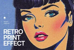 Retro Print Design Effect