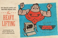 Retro Print Texture for Photoshop