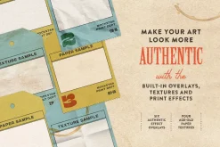 Retro Print Texture for Photoshop