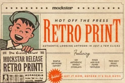 Retro Print Texture for Photoshop