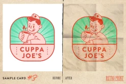 Retro Print Texture for Photoshop
