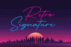 Retro Signature - Neon Lights