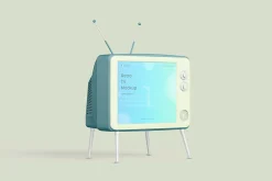 Retro TV Mockup