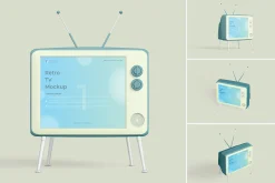 Retro TV Mockup