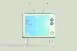 Retro TV Mockup