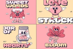 Retro Valentine Character