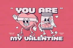 Retro Valentine Character