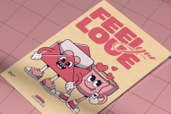 Retro Valentine Character