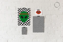Retro Vibes Graphic Set 60s 70s