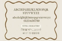 Retro Vintage Hand Drawn Font Font
