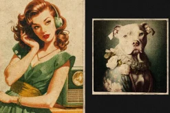 Retro Yearbook Square,Poster Effect
