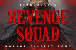 Revenge Squad Metal Horror Font