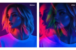 RGB Split Double Exposure