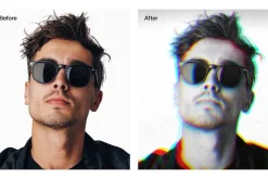 RGB Split Photo Effect Template