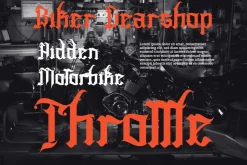 Rhoevad - Modern Blackletter Font
