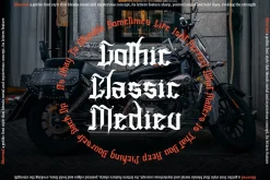 Rhoevad - Modern Blackletter Font