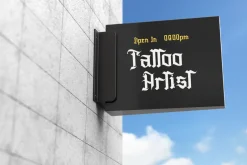 Rhoevad - Modern Blackletter Font