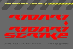 Ridari — Futuristic Sci-Fi Typeface
