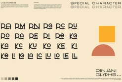 Rinjani Sans - Wide Stretch Typeface