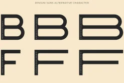 Rinjani Sans - Wide Stretch Typeface