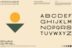 Rinjani Sans - Wide Stretch Typeface