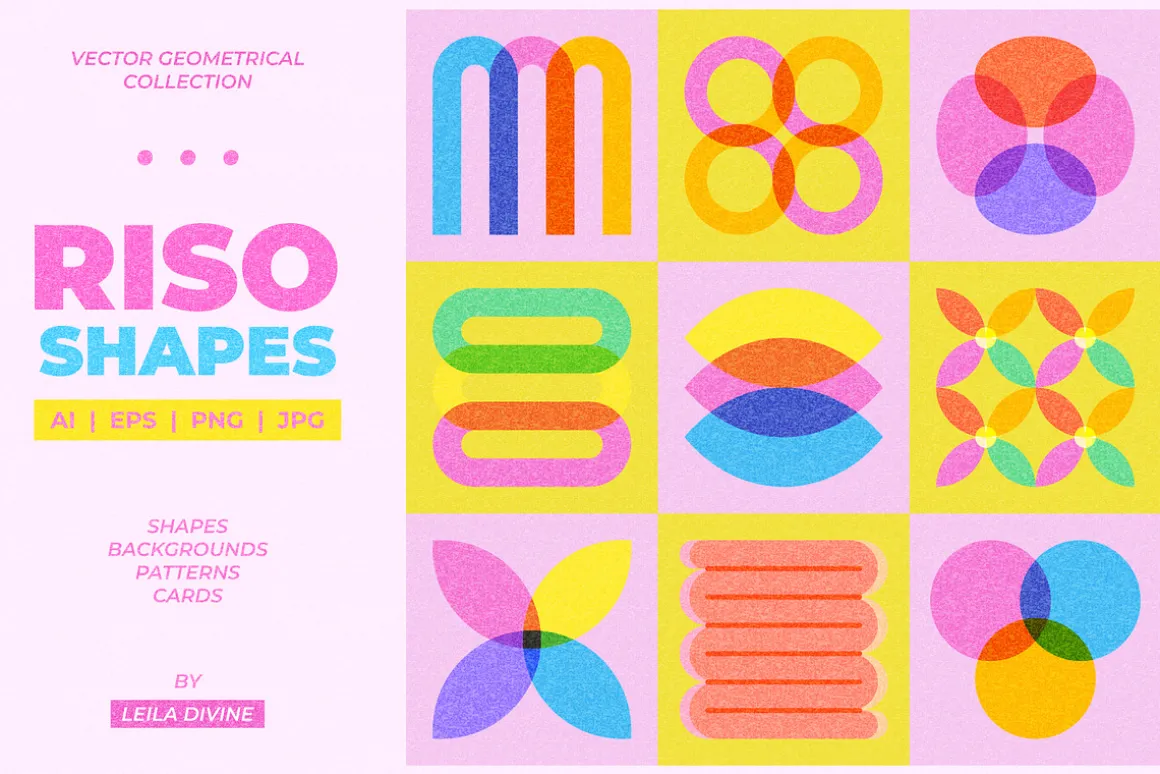 RISO Shapes Geometric Collection