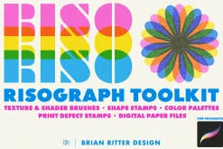 Risograph Toolkit for Procreate