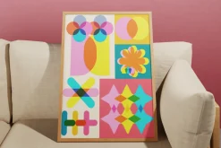 Risograph Abstract Shapes