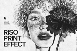 Risoprint Photo Effect