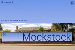 Roadside Property Hoarding Mockup