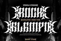 Rock Glempo - Music Font