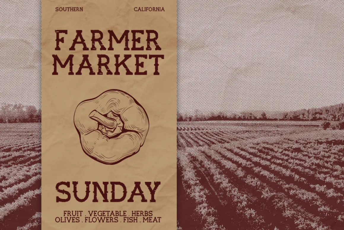 Rockrough Distressed Slab Serif Font