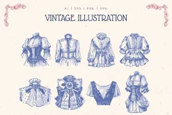Rococo Wedding | Illustration Kit