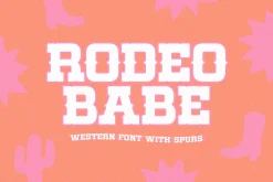 Rodeo Babe | Western Spur Font