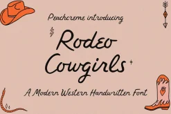 Rodeo Cowgirls // Western Font