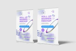 Roll Up Banner Mockup