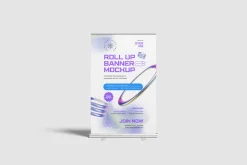 Roll Up Banner Mockup