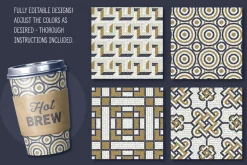 Roman Mosaic Repeat Patterns