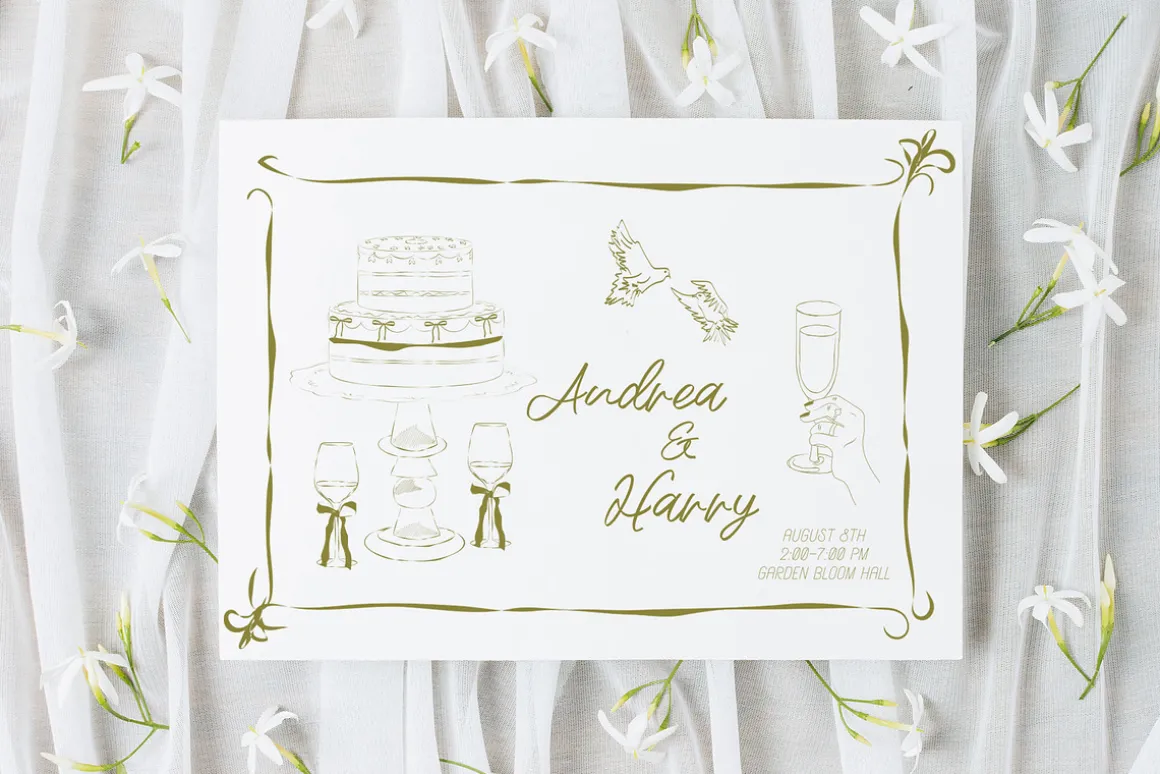 Romantic creator. Whimsical Wedding