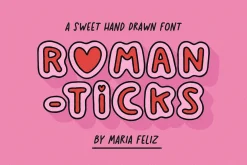 ROMANTICKS | BUBBLY AND SWEET FONT
