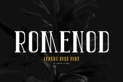 Romenod - Luxury Bold Font