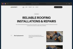 Roofinity - Roofing Website Template