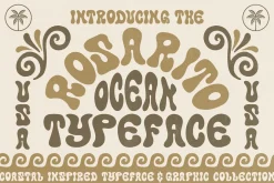 Rosarito Typeface | Coastal Font
