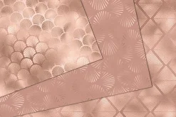 Rose Gold Art Deco Patterns