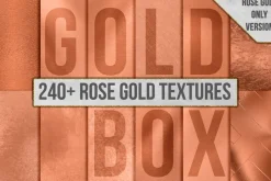 240+ Rose Gold Foil Texture Pack