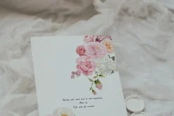 Rose Pink Watercolor Floral
