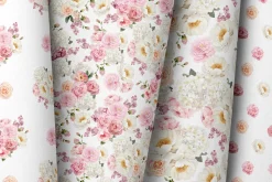 Rose Pink Watercolor Floral