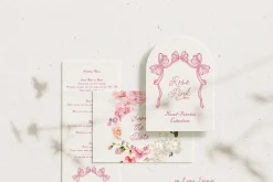 Rose Pink Watercolor Floral