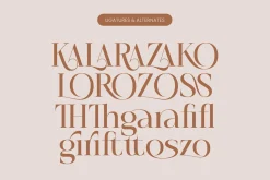 Rosse Merona Modern Serif Font