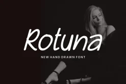 Rotuna - Marker Font